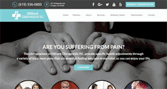 Desktop Screenshot of dilliardchiropractic.com
